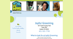 Desktop Screenshot of joyfulgrooming.com